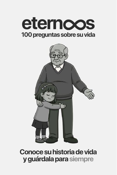 Portada del libro 100 preguntas: abuelo y nieta
